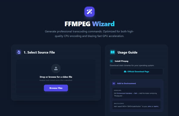 ffmpeg Cmd Gen screenshot