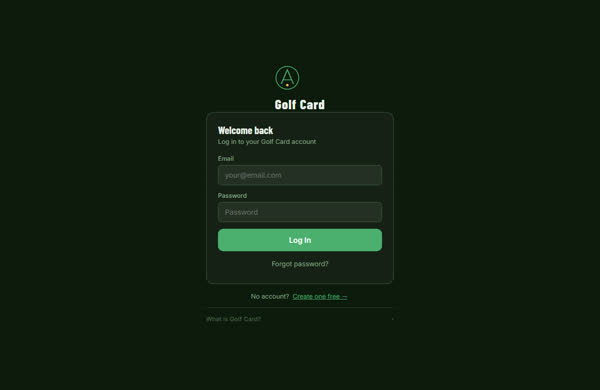 GolfBuddy screenshot