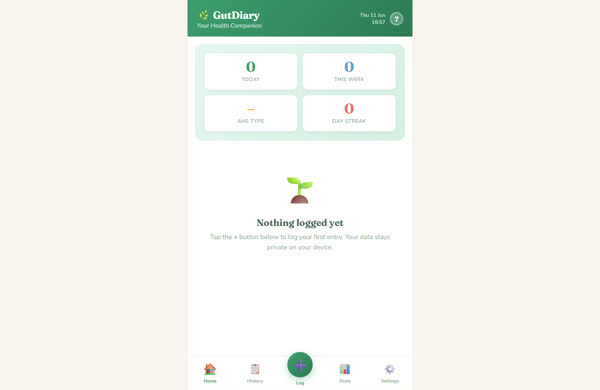 Gut Diary screenshot