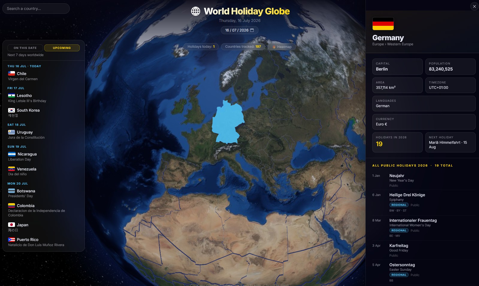 Is Today a Holiday screenshot